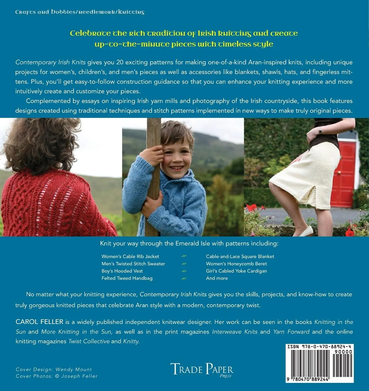 Rückseite: 9780470889244 | Contemporary Irish Knits | Carol Feller | Taschenbuch | Englisch