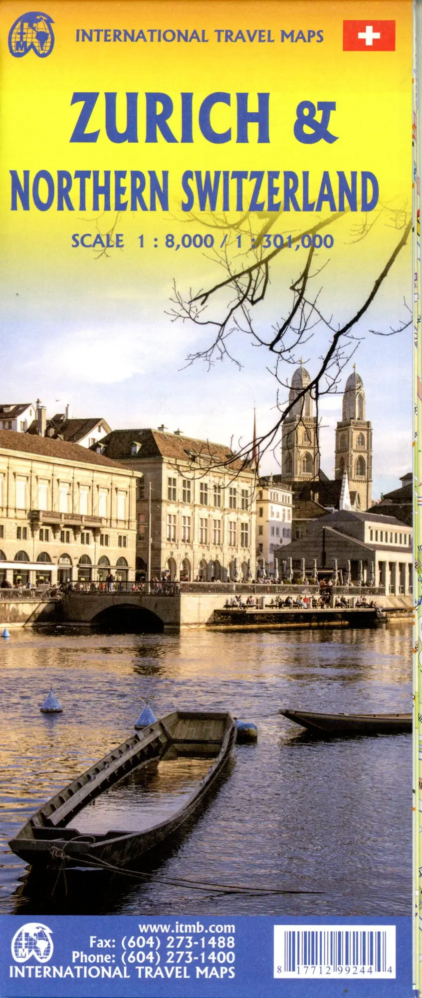 Cover: 9781771299244 | Zurich &amp; Northern Switzerland | (Land-)Karte | Gefalzt | Englisch