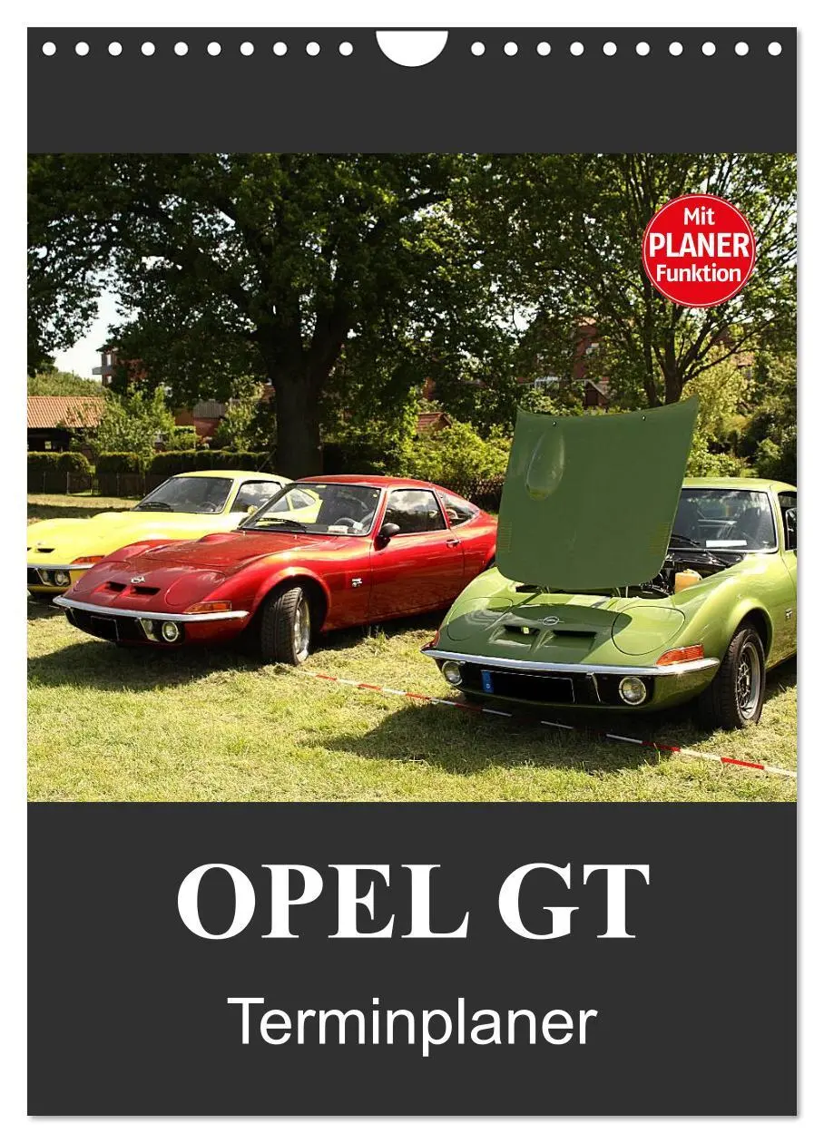 Cover: 9783516429244 | Opel GT Terminplaner (Wandkalender 2026 DIN A4 hoch), CALVENDO...