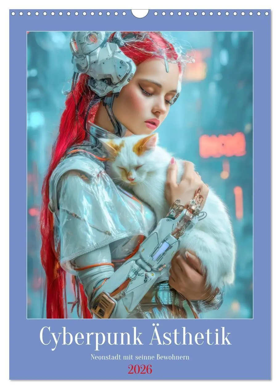 Cover: 9783516669244 | Cyberpunk Ästhetik - Neonstadt mit seinne Bewohnern (Wandkalender...