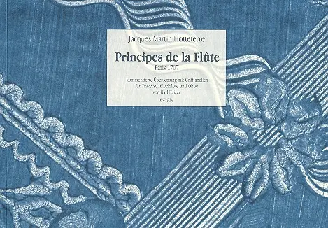 Cover: 9790500709244 | Principes de la flûte für Traverso, Blockflöte und Oboe | Hotteterre