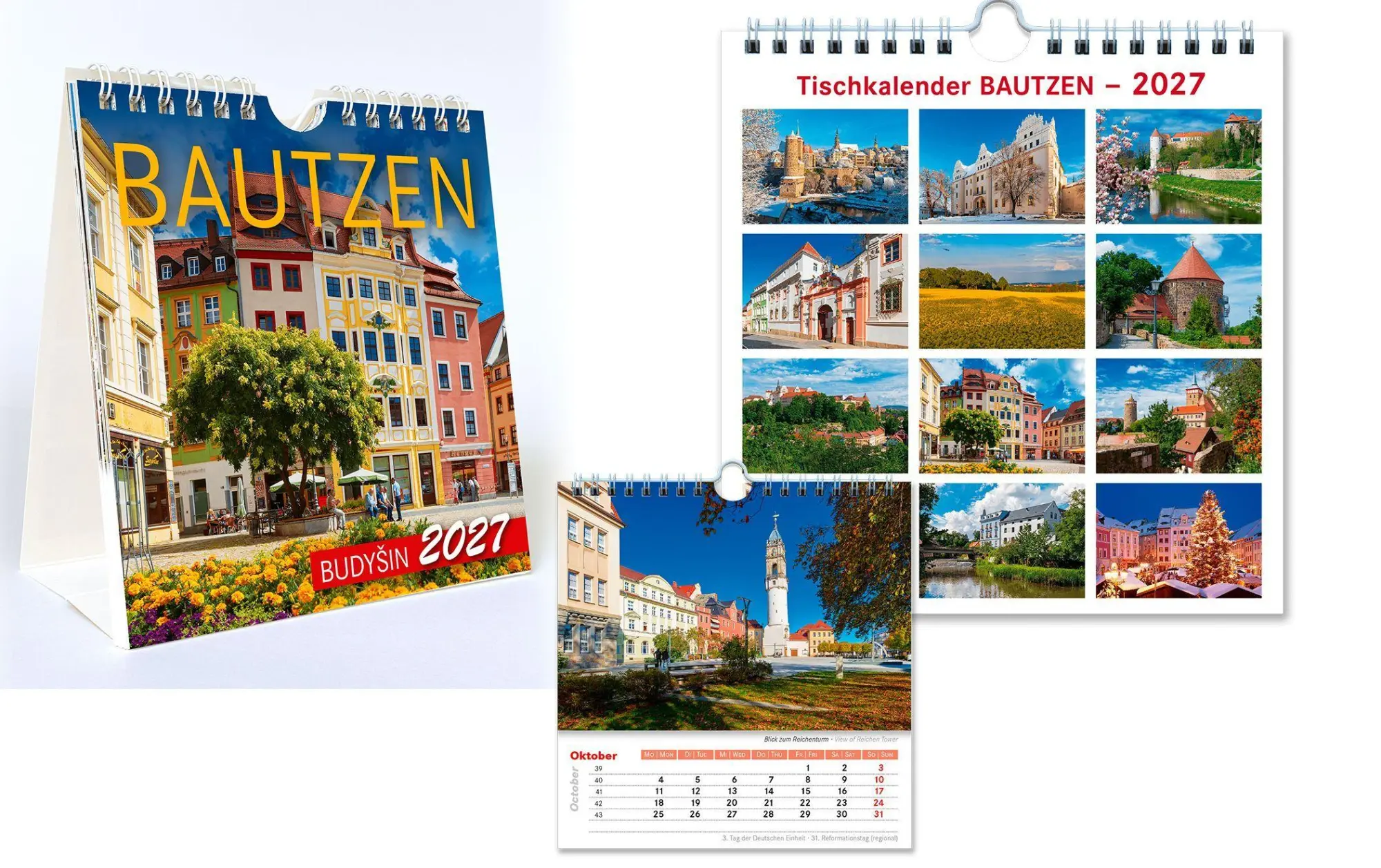 Bild: 4250582399344 | Kalender Bautzen 2027 | 13,5x14 cm - Tischkalender Bautzen 2027 | 2027
