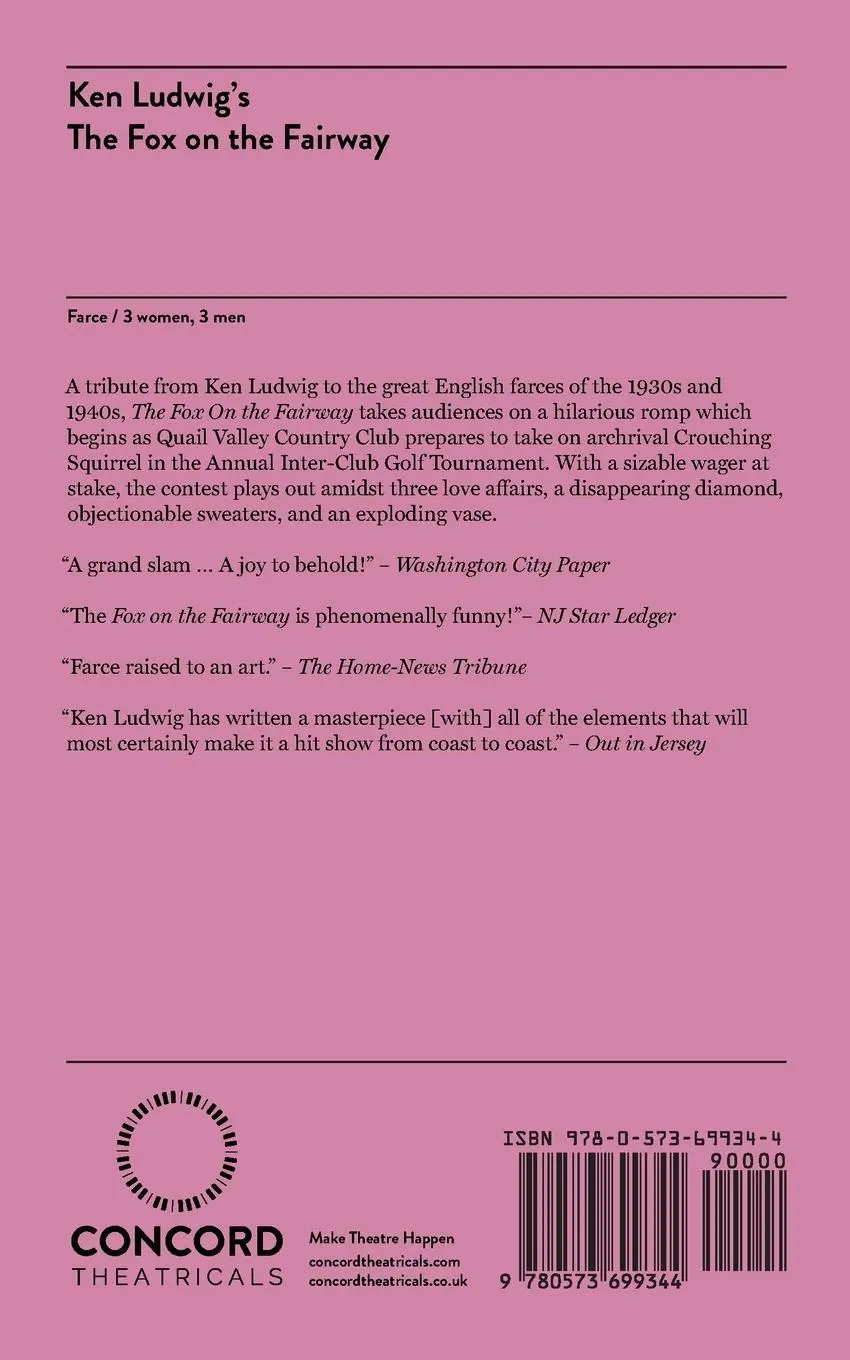 Rückseite: 9780573699344 | The Fox on the Fairway | Ken Ludwig | Taschenbuch | Englisch | 2011