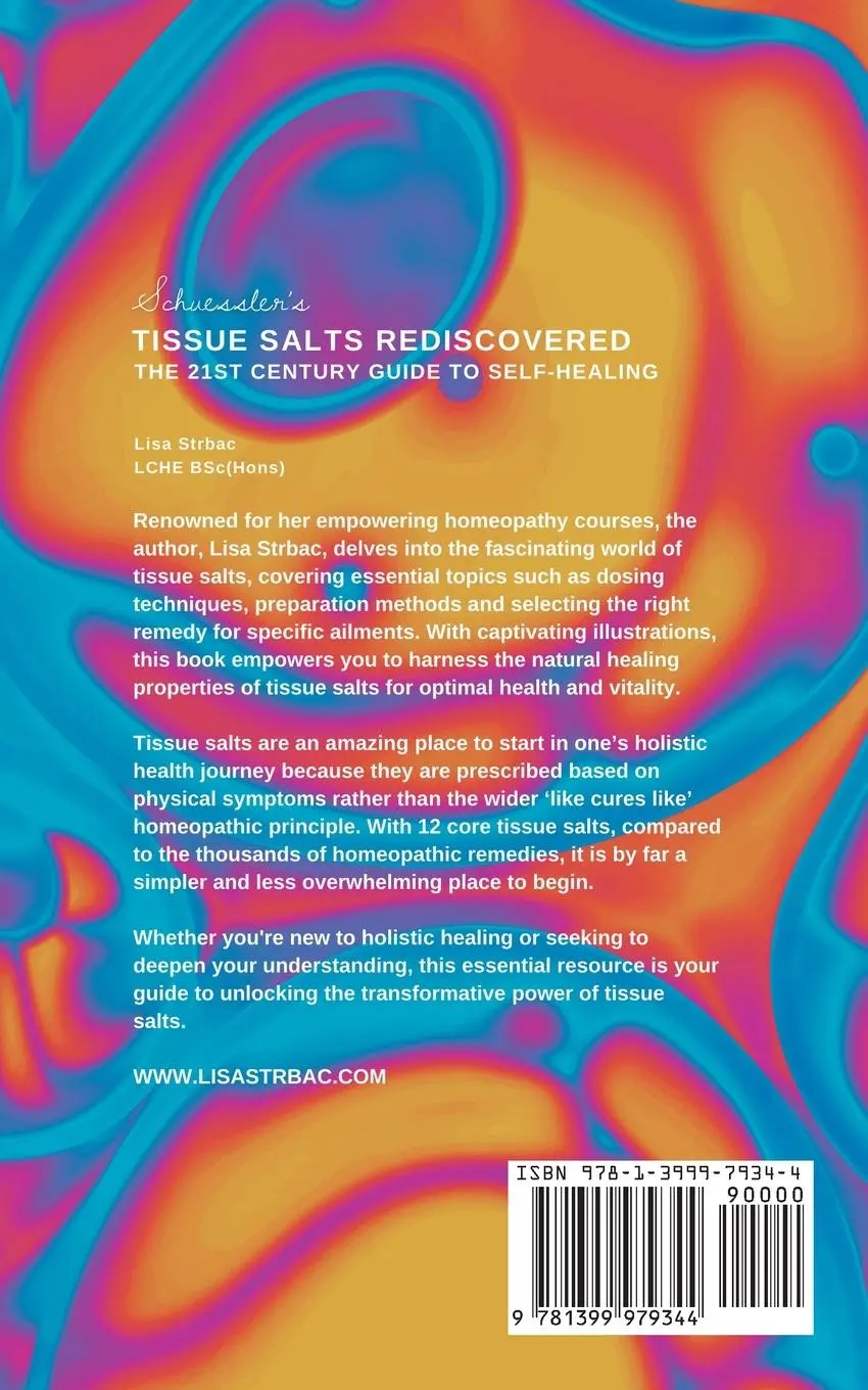 Rückseite: 9781399979344 | Schuessler's Tissue Salts Rediscovered | Lisa Strbac | Taschenbuch