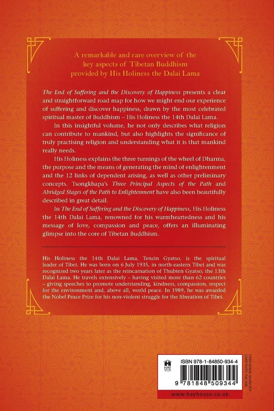 Rückseite: 9781848509344 | End of Suffering and the Discovery of Happiness: The Path of...