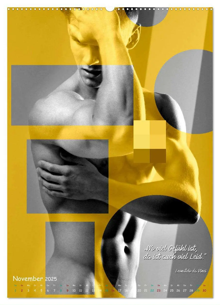 Bild: 9783435929344 | Männer und gefühlvolle Zitate (Wandkalender 2025 DIN A2 hoch),...