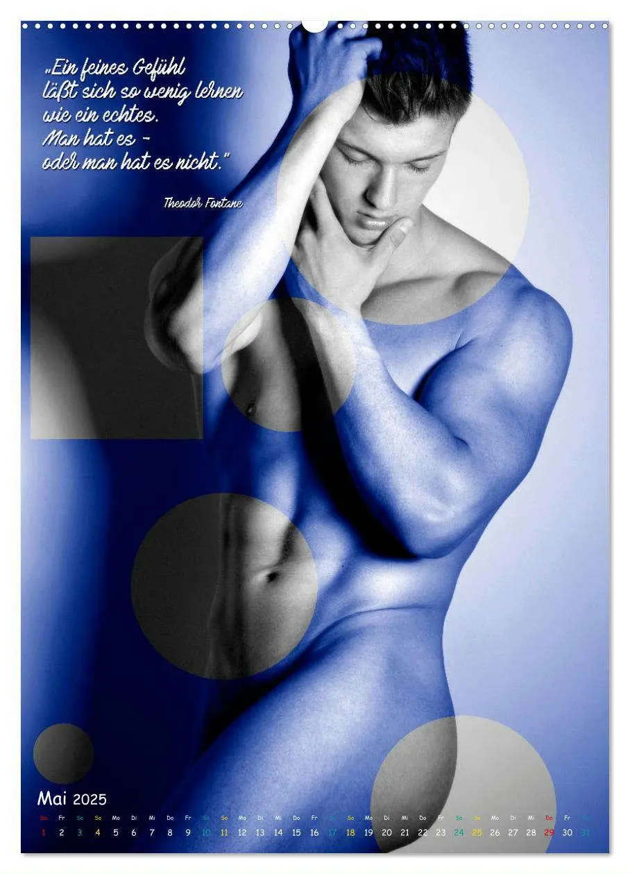 Bild: 9783435929344 | Männer und gefühlvolle Zitate (Wandkalender 2025 DIN A2 hoch),...