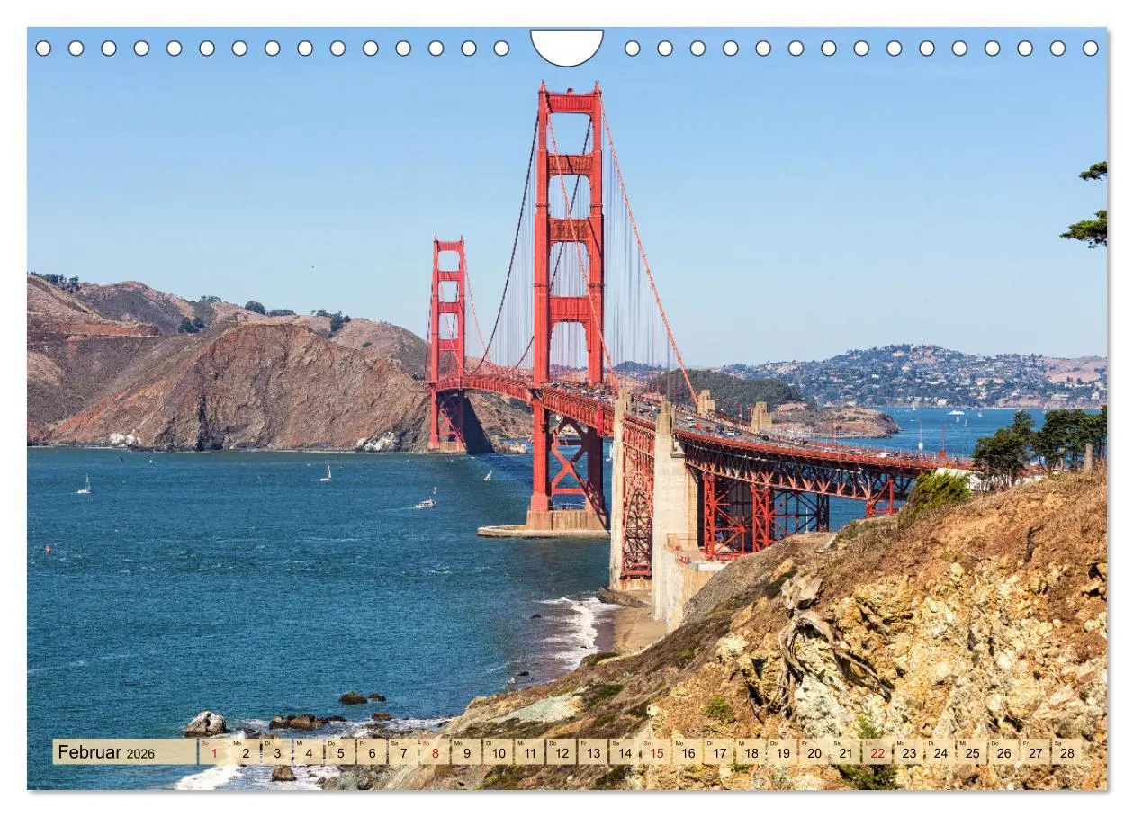Bild: 9783457639344 | If I'm going to San Francisco (Wandkalender 2026 DIN A4 quer),...