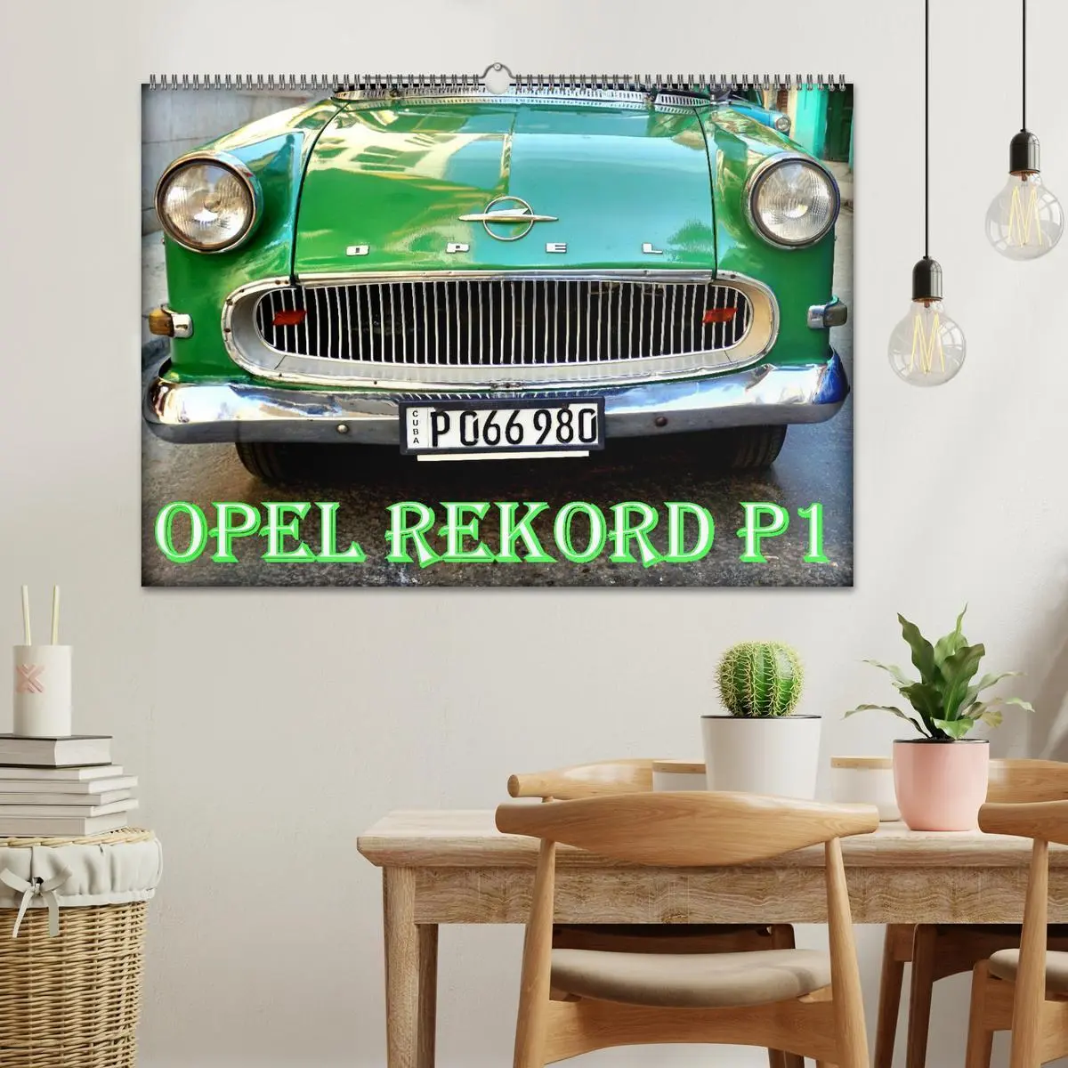 Bild: 9783516039344 | OPEL REKORD P1 (Wandkalender 2026 DIN A2 quer), CALVENDO...