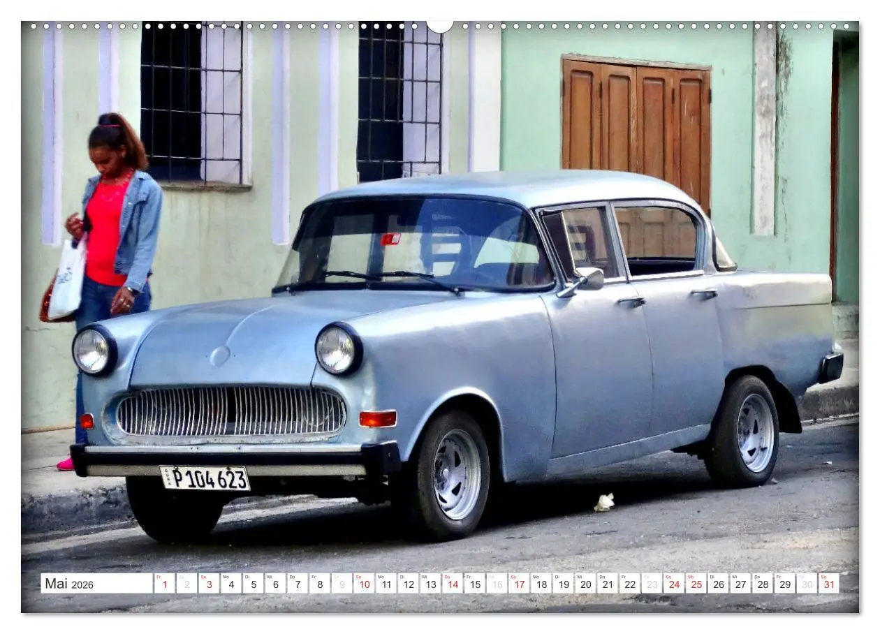Bild: 9783516039344 | OPEL REKORD P1 (Wandkalender 2026 DIN A2 quer), CALVENDO...