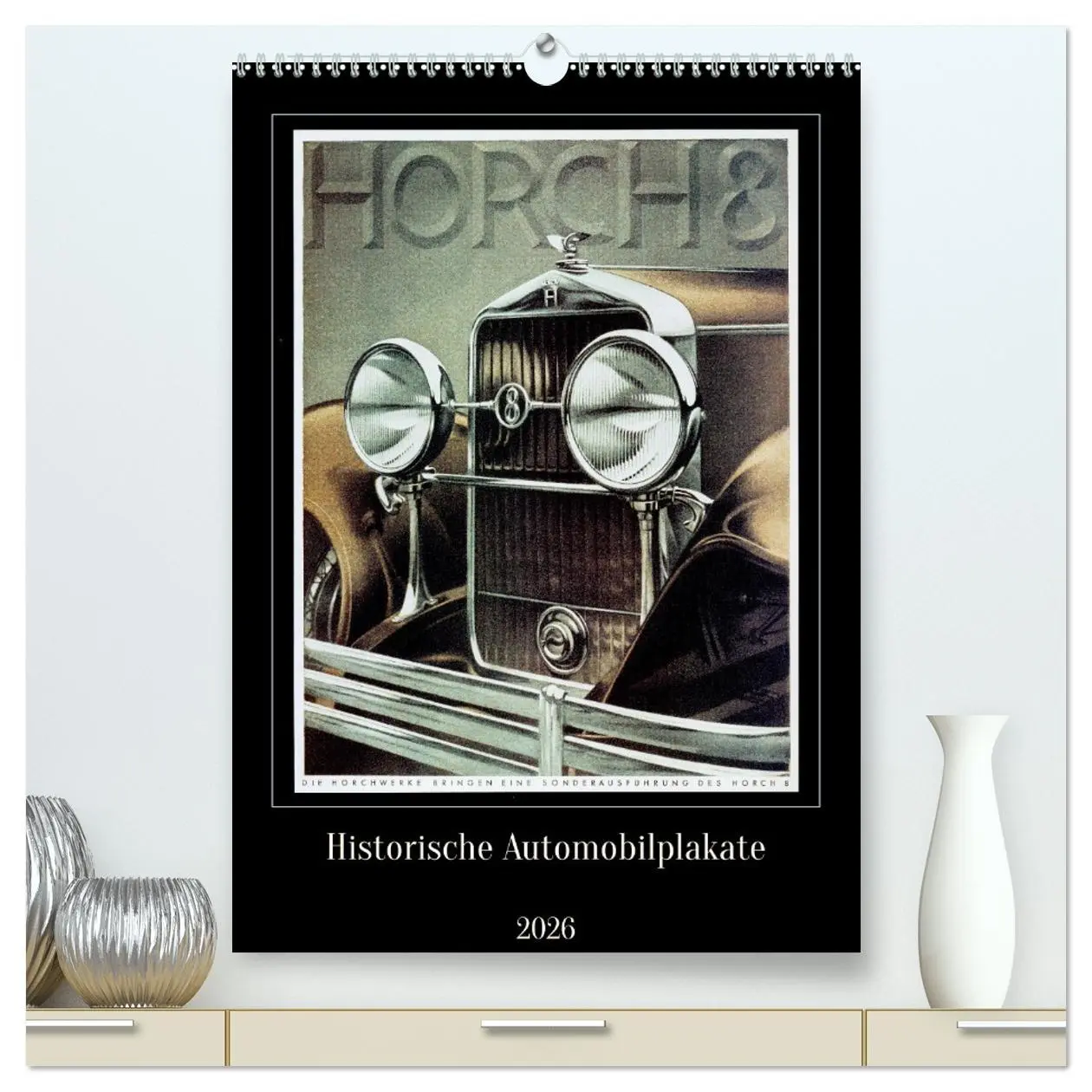 Cover: 9783516349344 | Historische Automobilplakate (hochwertiger Premium Wandkalender...