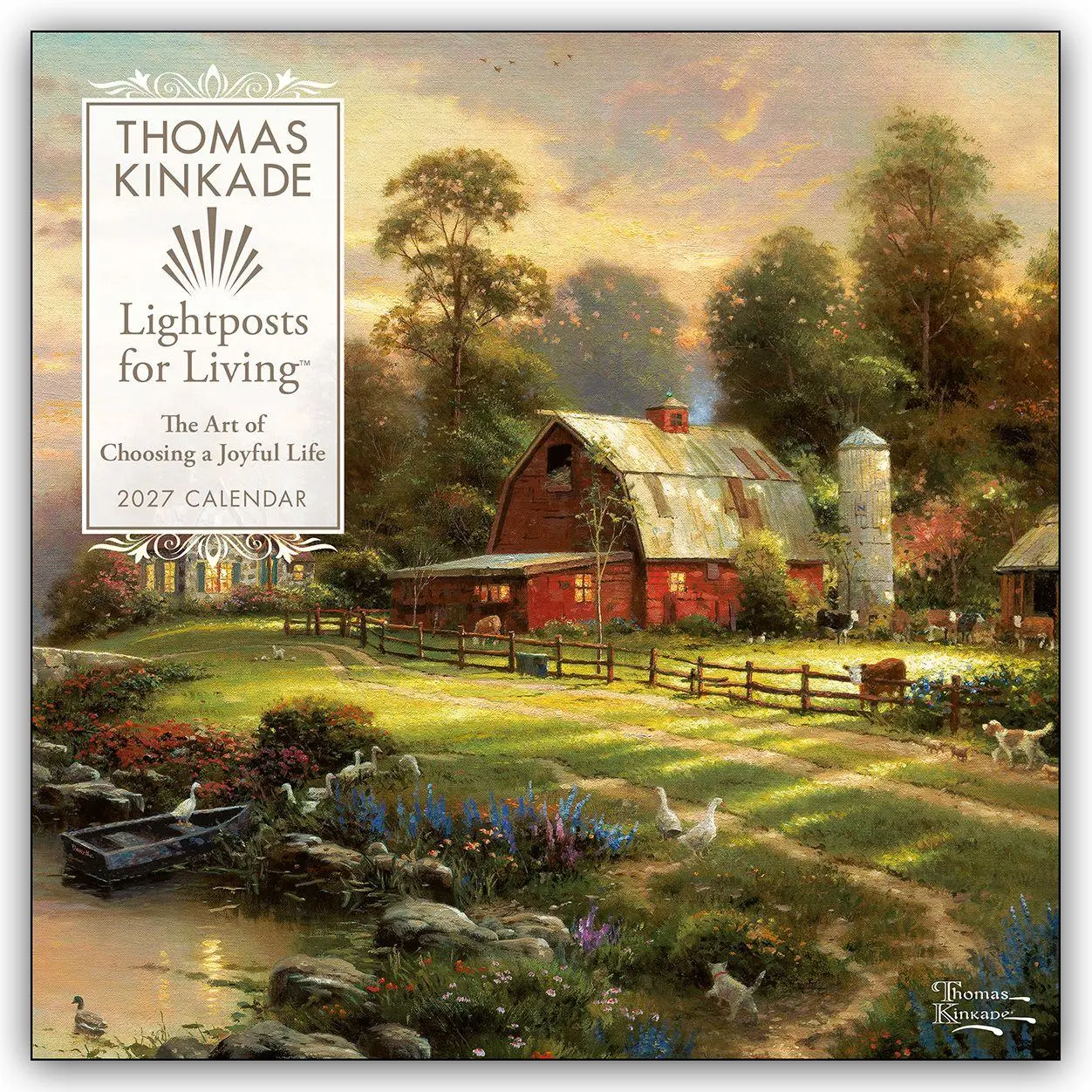 Cover: 9798881609344 | Thomas Kinkade: Lightposts for Living 2027 | McMeel Andrews | Kalender