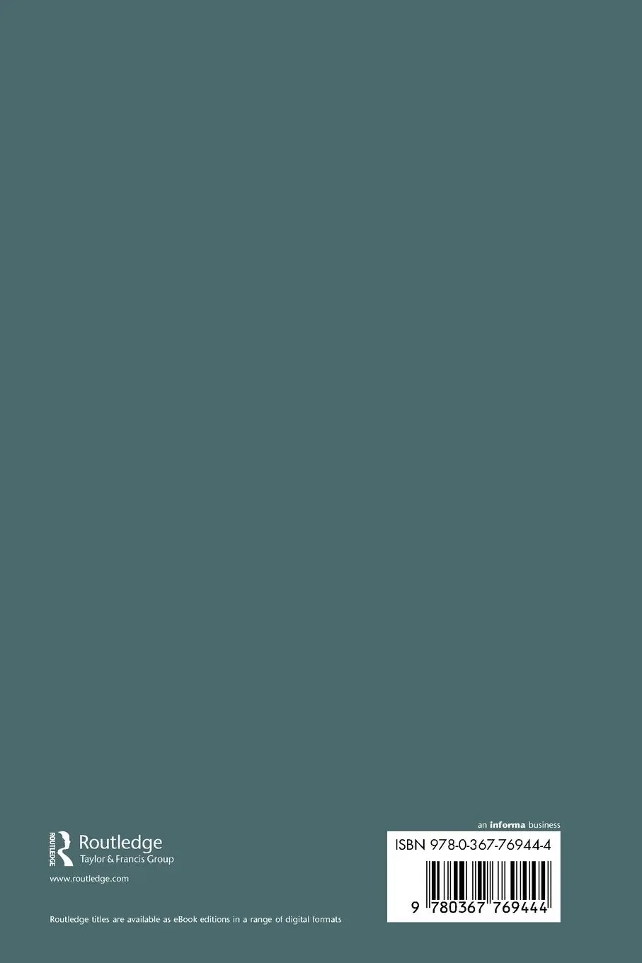 Rückseite: 9780367769444 | Studies on Aby Warburg, Fritz Saxl and Gertrud Bing | Dorothea McEwan