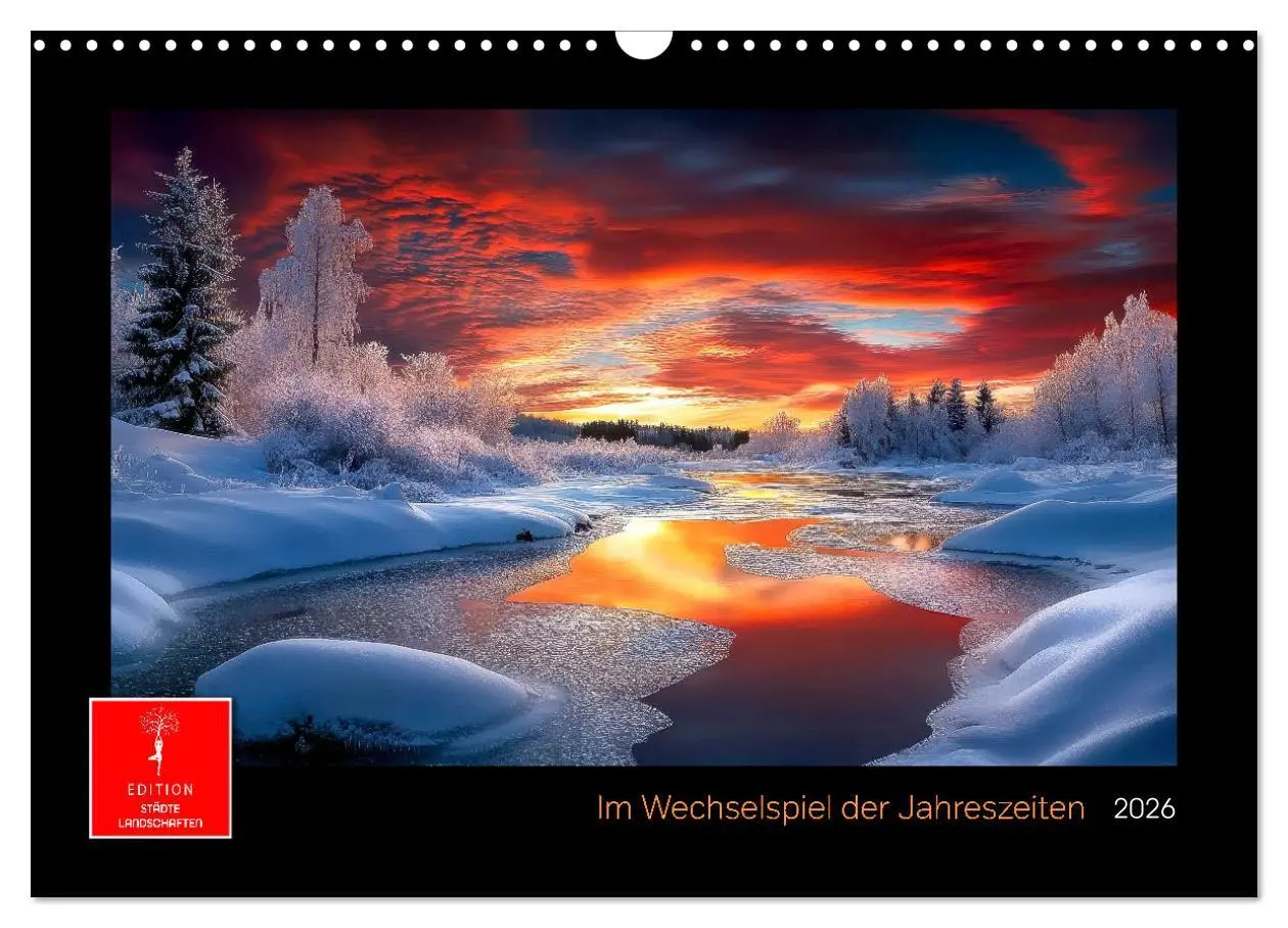 Cover: 9783457249444 | Im Wechselspiel der Jahreszeiten (Wandkalender 2026 DIN A3 quer),...