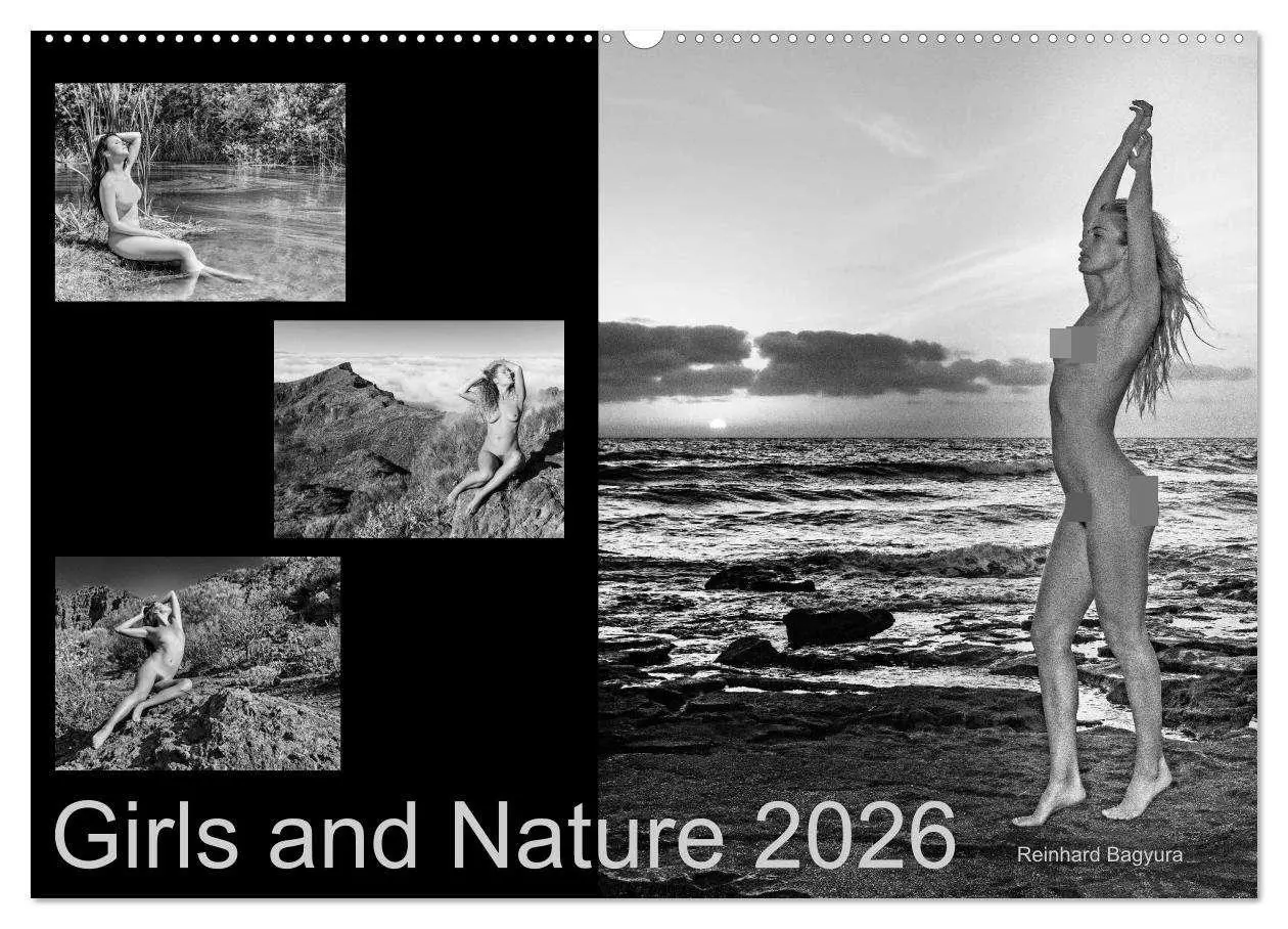Cover: 9783457799444 | Girls and Nature (Wandkalender 2026 DIN A2 quer), CALVENDO...