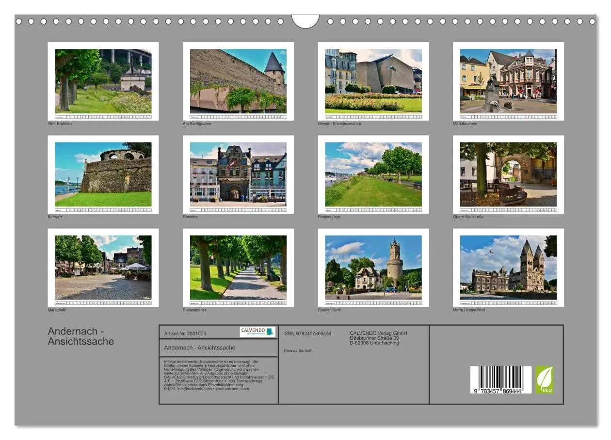 Bild: 9783457869444 | Andernach - Ansichtssache (Wandkalender 2026 DIN A3 quer), CALVENDO...