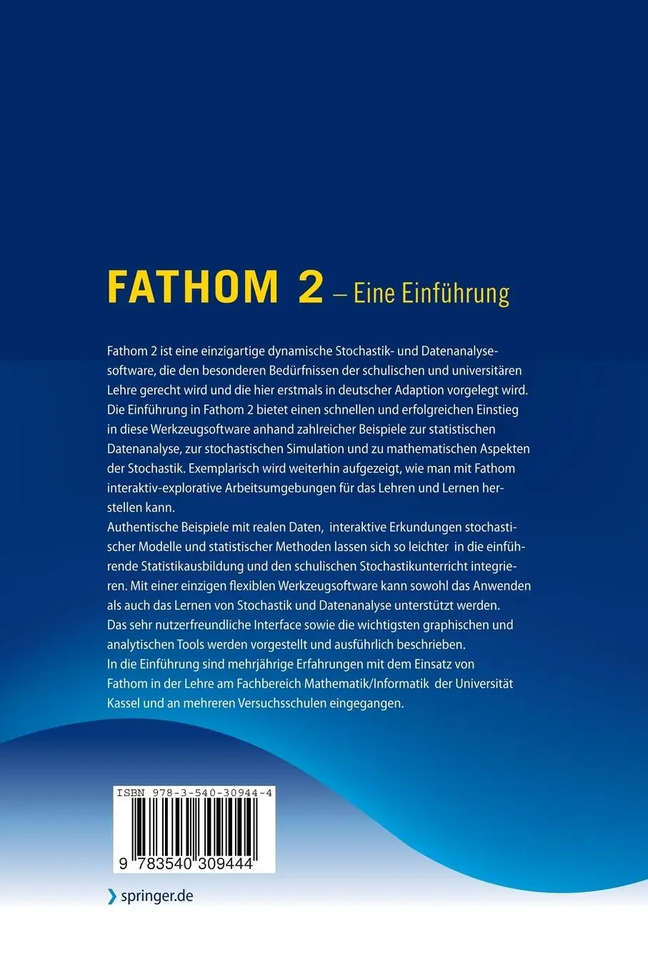 Rückseite: 9783540309444 | Fathom 2 | Eine Einführung | Rolf Biehler (u. a.) | Taschenbuch | xii