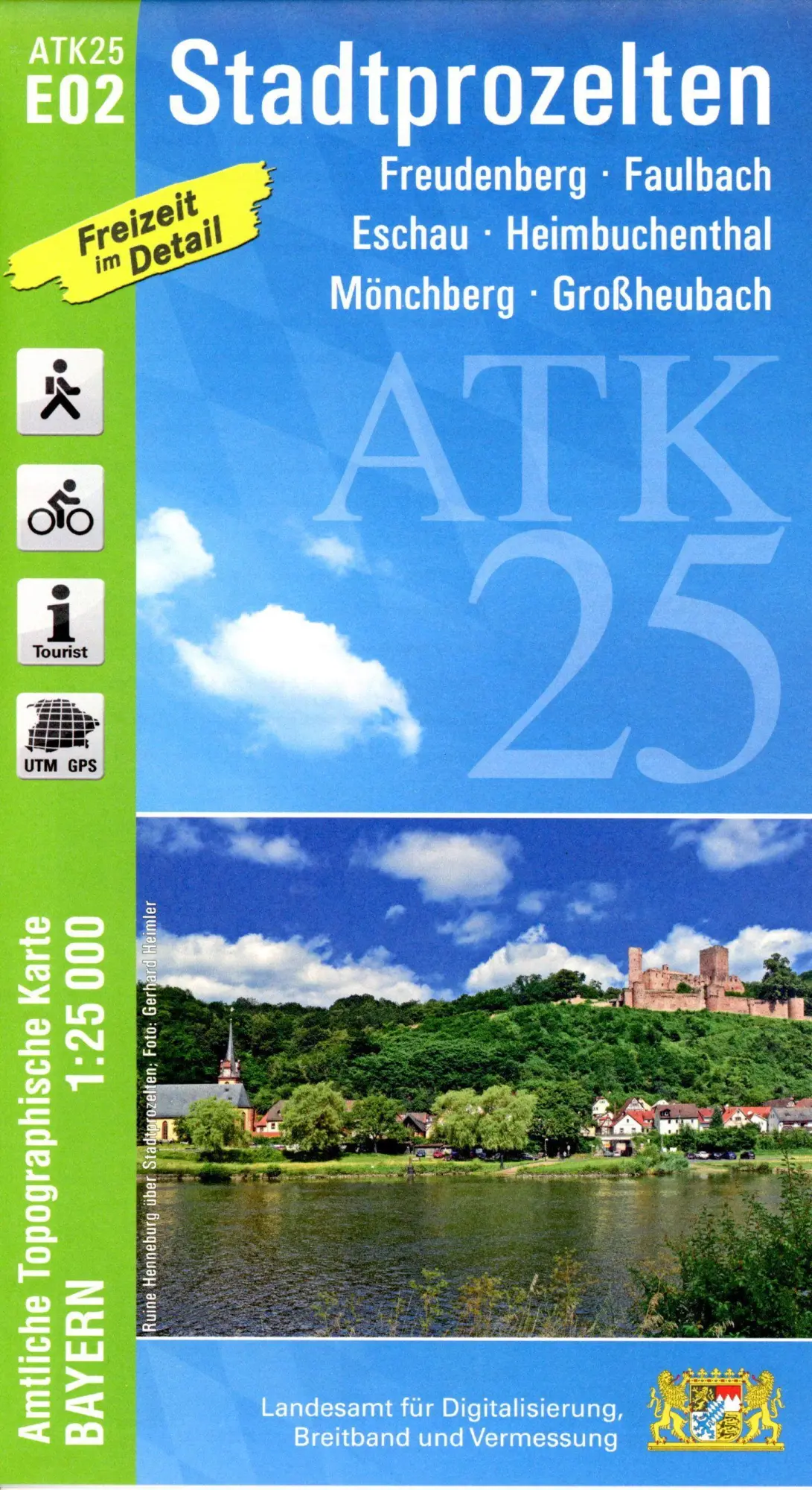 Cover: 9783899339444 | Stadtprozelten 1:25 000 | Digitalisierung | (Land-)Karte | Deutsch