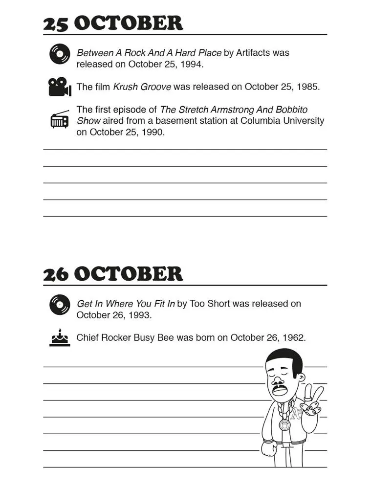 Bild: 9789188369444 | Hip Hop Journal: A Daily Planner | Mark (u. a.) | Buch | Gebunden