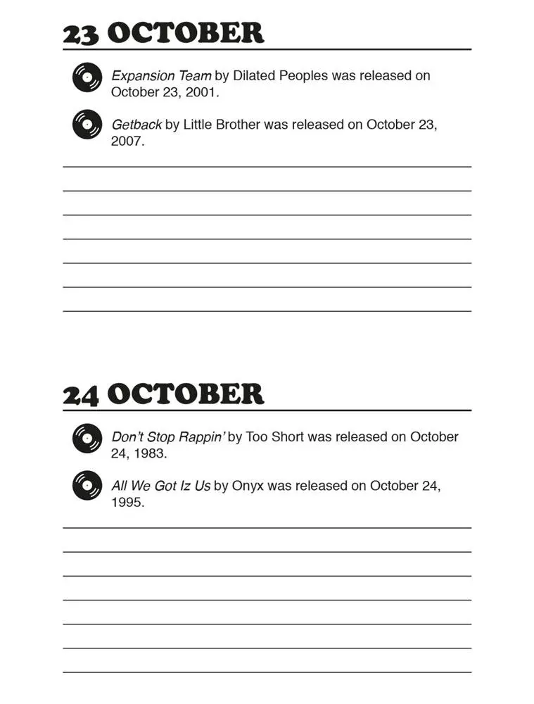 Bild: 9789188369444 | Hip Hop Journal: A Daily Planner | Mark (u. a.) | Buch | Gebunden