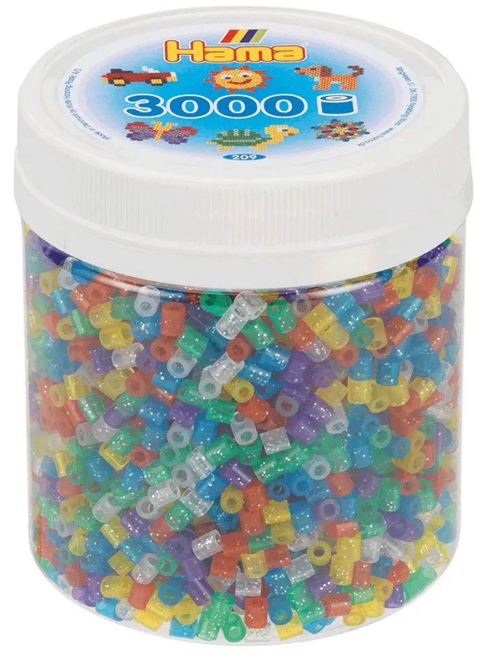 Cover: 28178209544 | Hama 209-54 - Perlen, Dose mit Midi-Bügelperlen, 3000 Stück,...