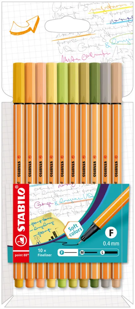Cover: 4006381579544 | STABILO point 88 10er Kartonetui neue Farben | In Karton | 8810-22