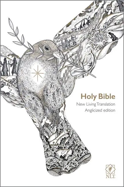 Cover: 9780281079544 | NLT Holy Bible, White Flexiback, Dove Illustration,...