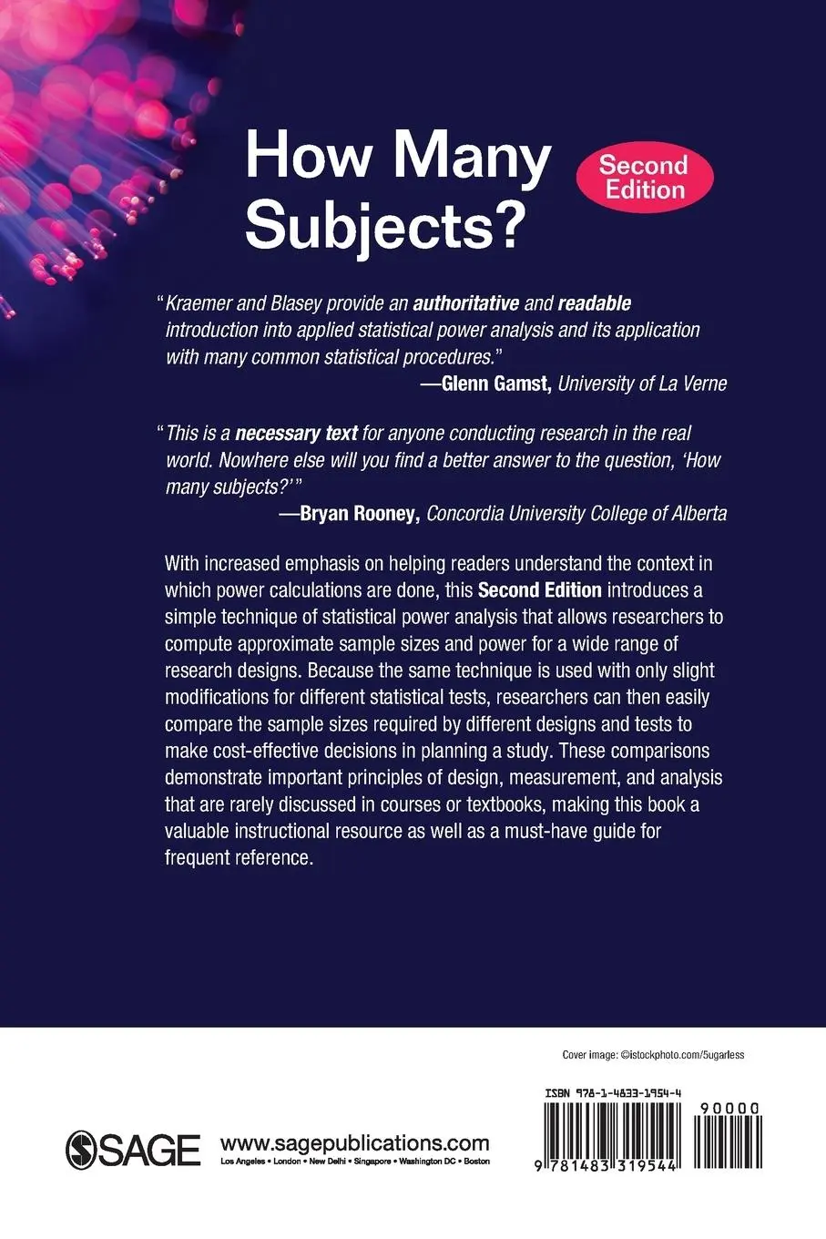Rückseite: 9781483319544 | How Many Subjects? | Statistical Power Analysis in Research | Buch