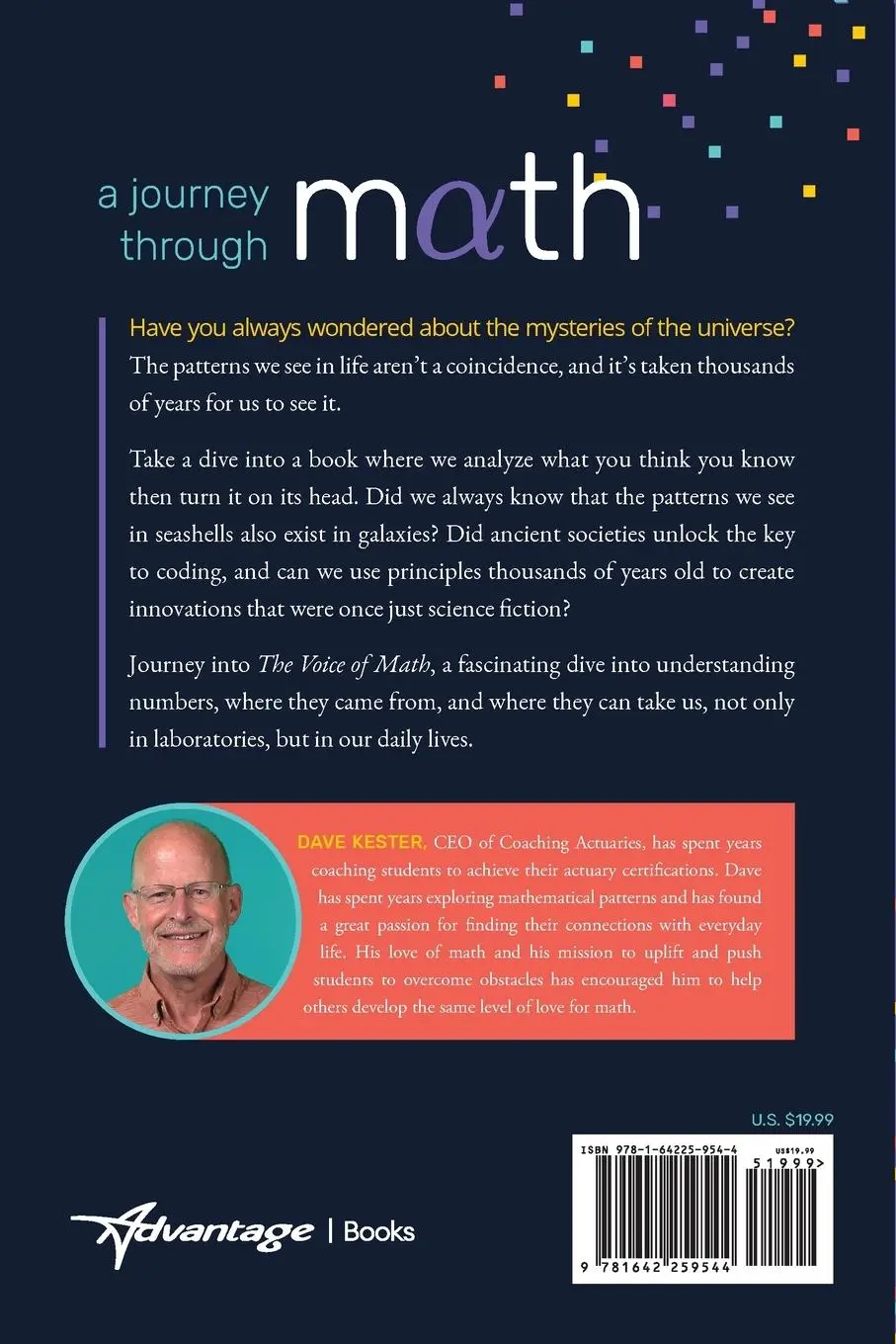 Rückseite: 9781642259544 | The Voice of Math | Dave Kester | Taschenbuch | Englisch | 2024