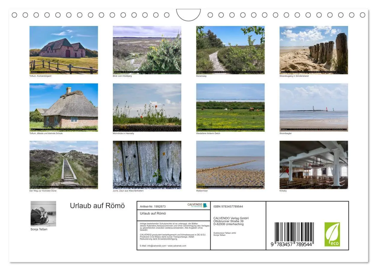 Bild: 9783457789544 | Urlaub auf Römö (Wandkalender 2026 DIN A4 quer), CALVENDO...