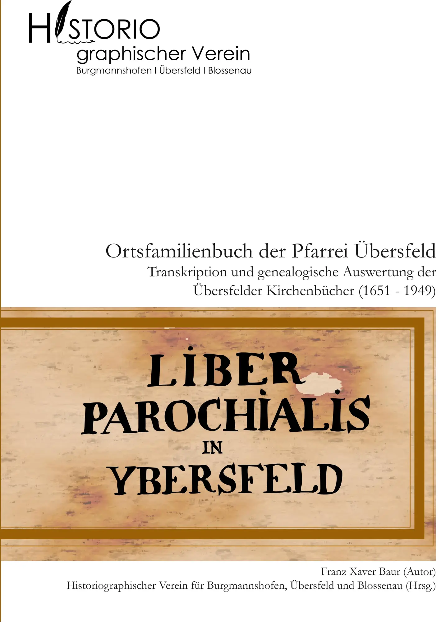 Cover: 9783744889544 | Ortsfamilienbuch der Pfarrei Übersfeld mit den Filialen...