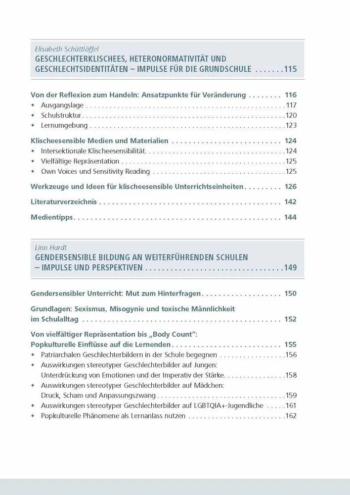 Bild: 9783834669544 | Geschlechtersensible Pädagogik für Lehrkräfte | Linn Hardt (u. a.)