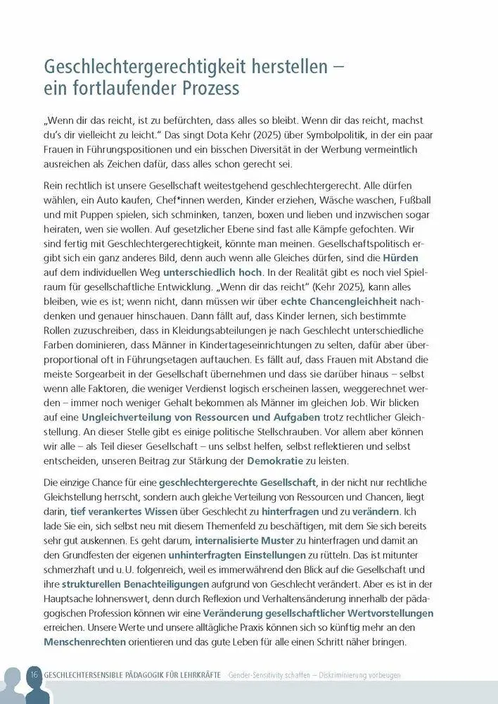 Bild: 9783834669544 | Geschlechtersensible Pädagogik für Lehrkräfte | Linn Hardt (u. a.)