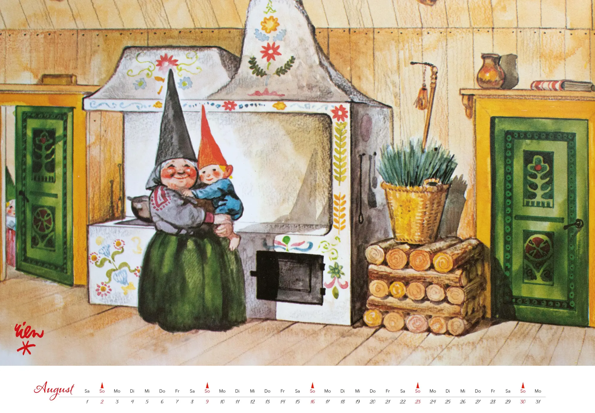 Bild: 9783966649544 | Heinzelmännchen Kalender 2026 | Rien Poortvliet | Kalender | 14 S.