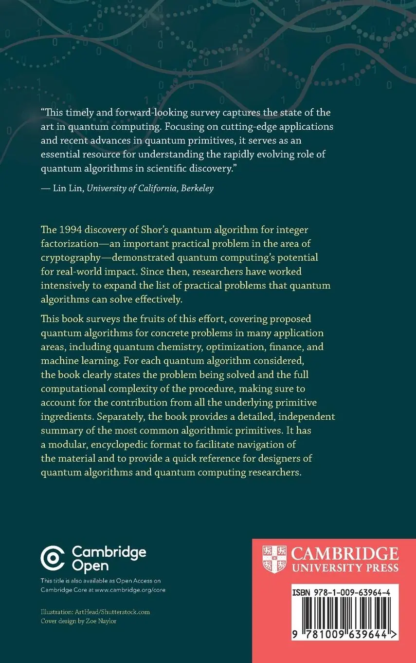 Rückseite: 9781009639644 | Quantum Algorithms | Alexander M. Dalzell (u. a.) | Buch | Englisch
