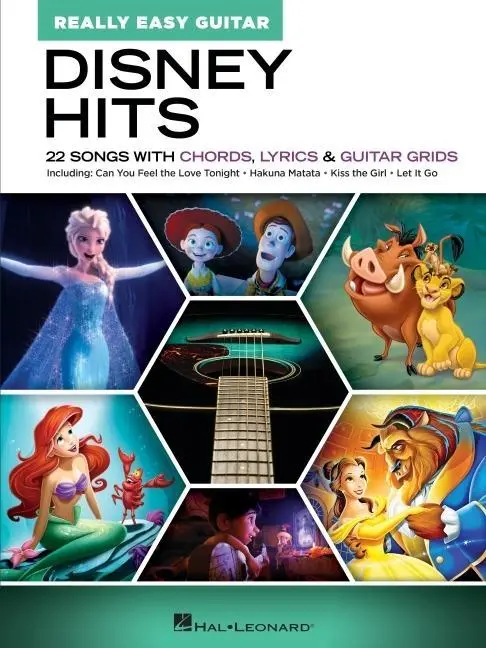 Cover: 9781705159644 | Disney Hits - Really Easy Guitar: 22 Songs with Chords, Lyrics, and...