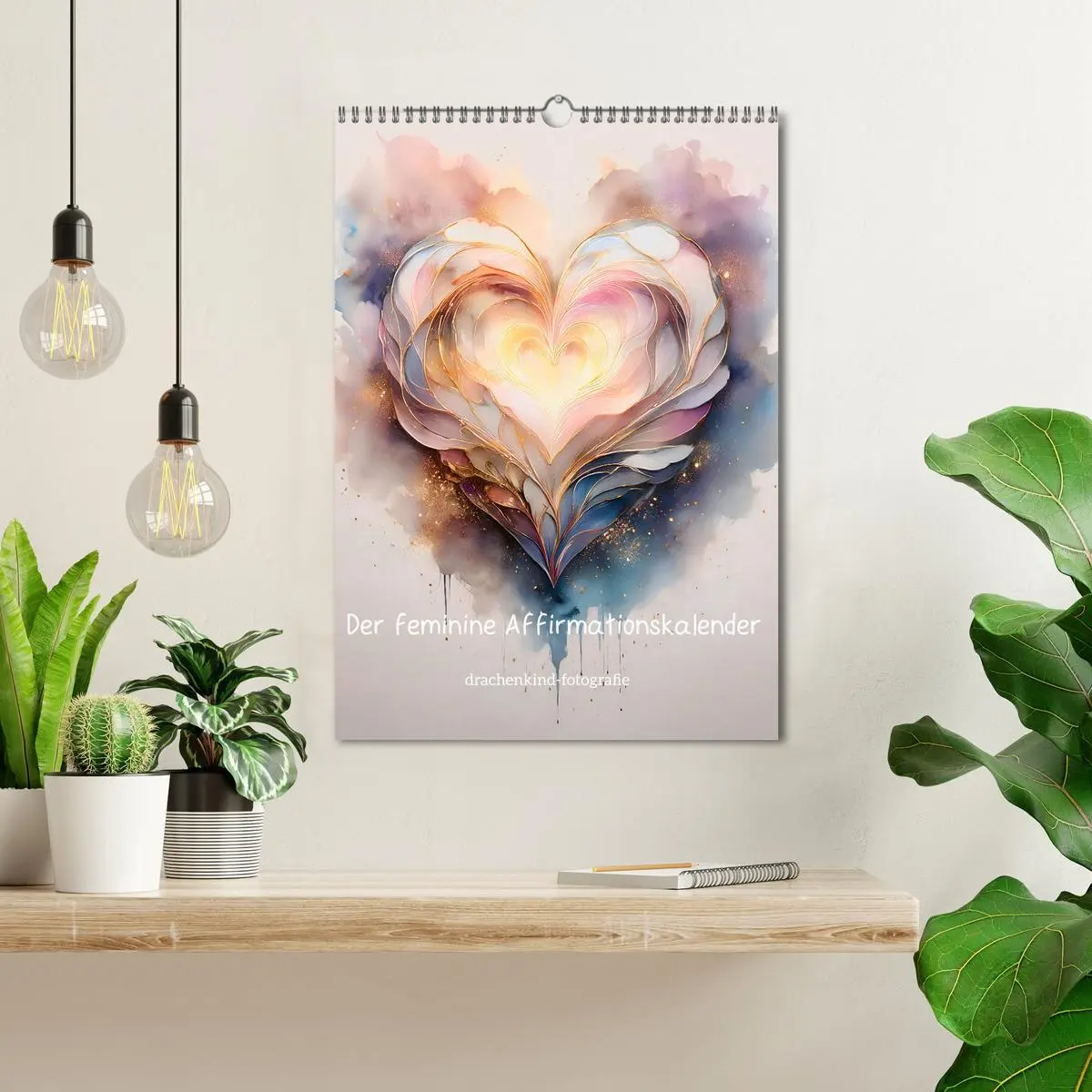 Bild: 9783516249644 | Der feminine Affirmationskalender (Wandkalender 2026 DIN A3 hoch),...