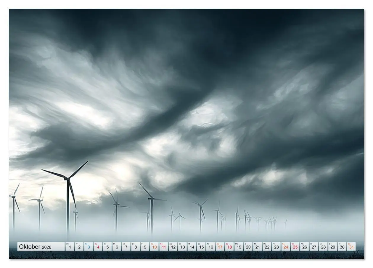 Bild: 9783516629644 | Windträume (Wandkalender 2026 DIN A4 quer), CALVENDO Monatskalender