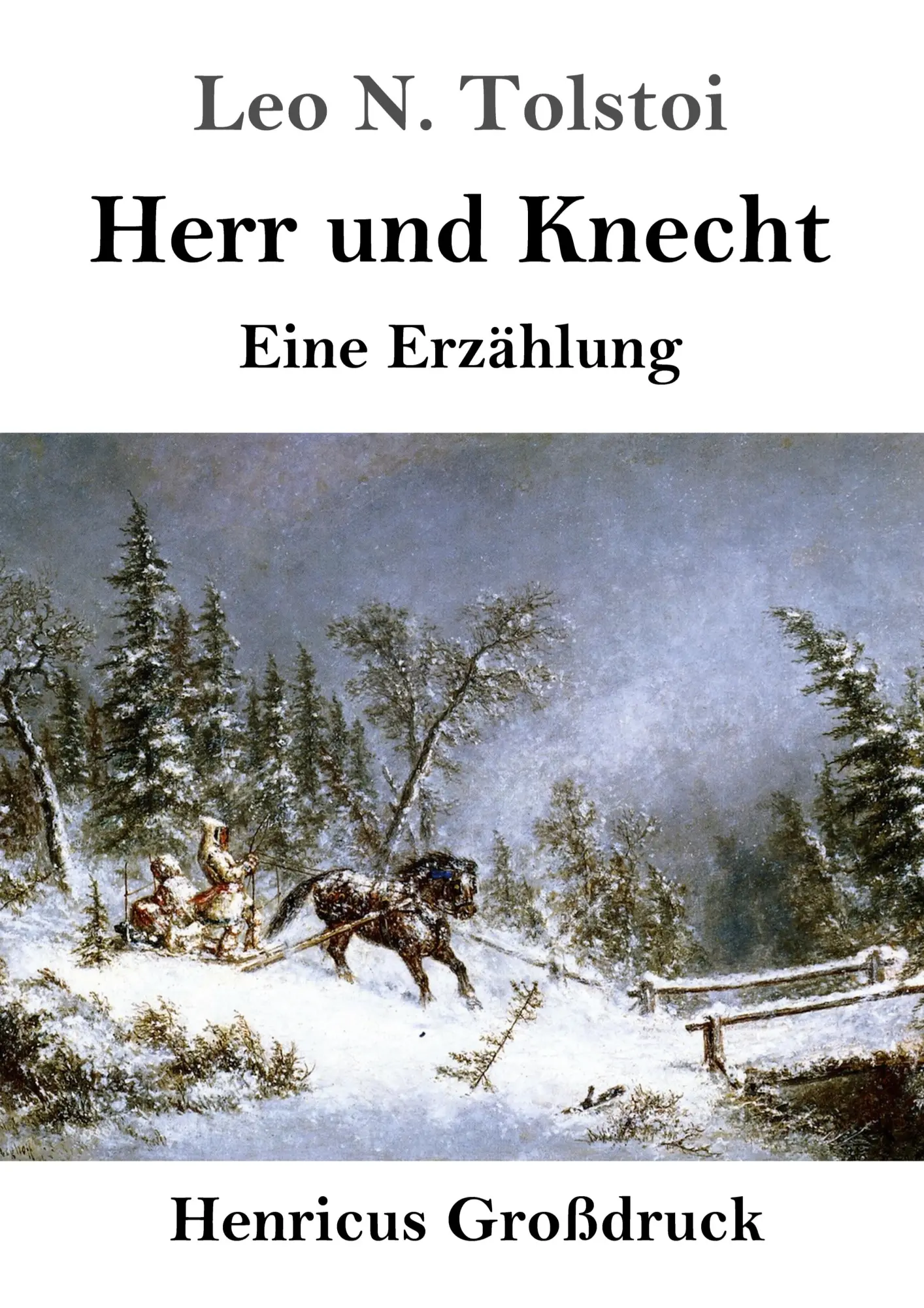 Cover: 9783847839644 | Herr und Knecht (Großdruck) | Eine Erzählung | Leo N. Tolstoi | Buch