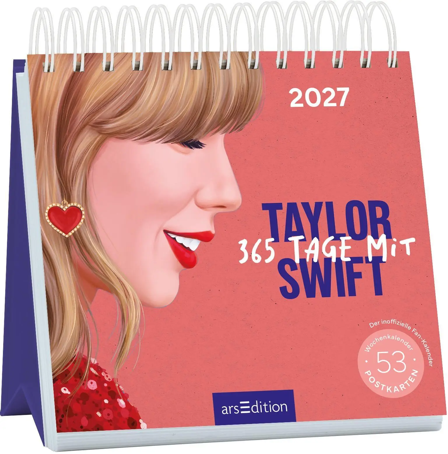 Cover: 4014489139744 | Postkartenkalender 365 Tage mit Taylor Swift 2027 | Kalender | 108 S.