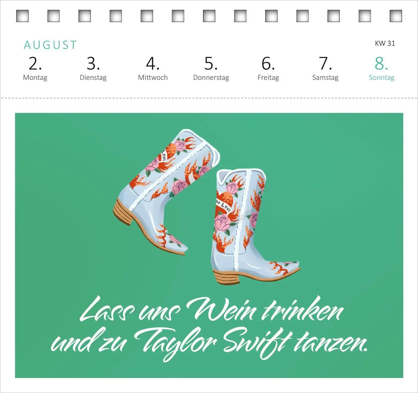 Bild: 4014489139744 | Postkartenkalender 365 Tage mit Taylor Swift 2027 | Kalender | 108 S.