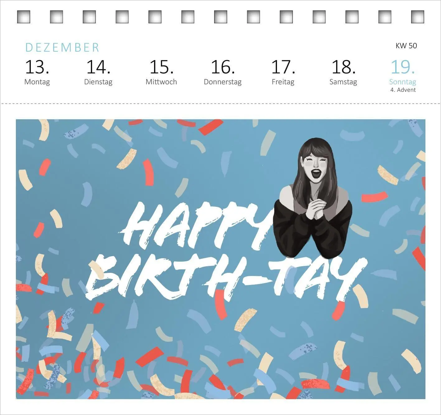Bild: 4014489139744 | Postkartenkalender 365 Tage mit Taylor Swift 2027 | Kalender | 108 S.