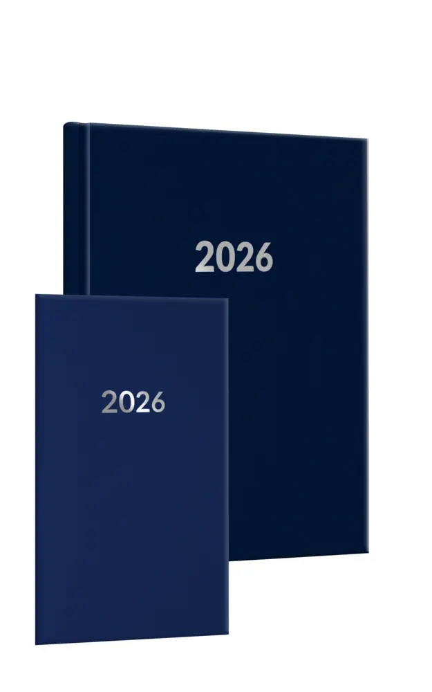 Cover: 4260188019744 | Buchkalender-Set: Buchkalender &amp; Wochenplaner 2026 blau | Kalender