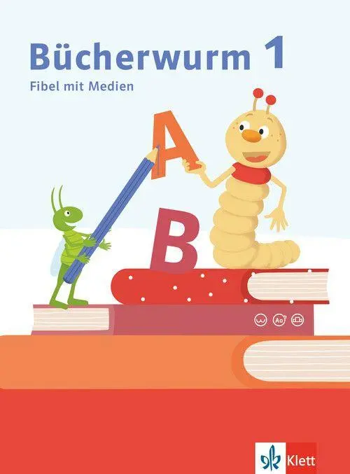 Cover: 9783123109744 | Bücherwurm Fibel. Fibel mit Schreibtabelle und Medien Klasse 1 | 2026