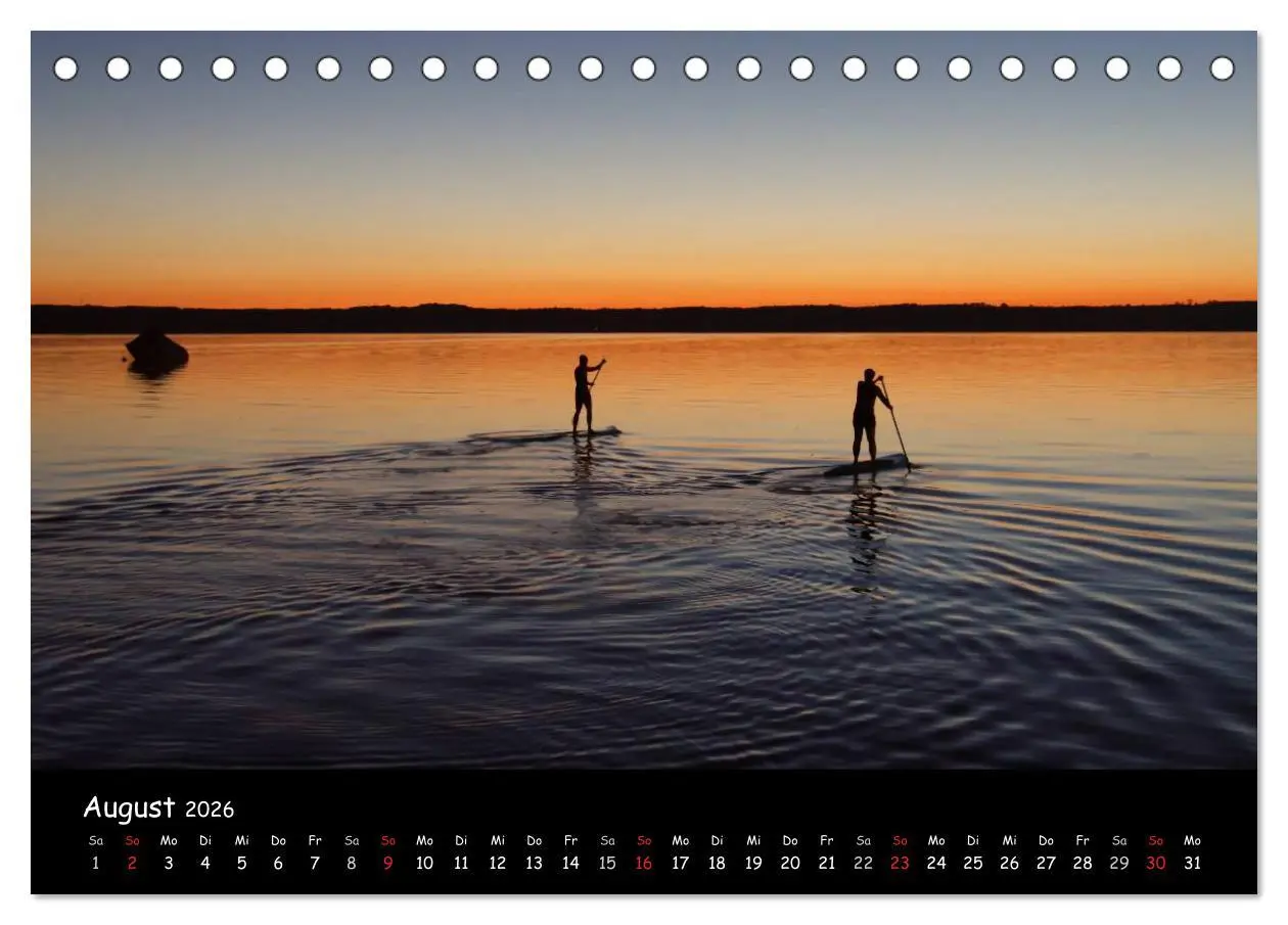 Bild: 9783516169744 | Starnberger See - Silent Moments (Tischkalender 2026 DIN A5 quer),...