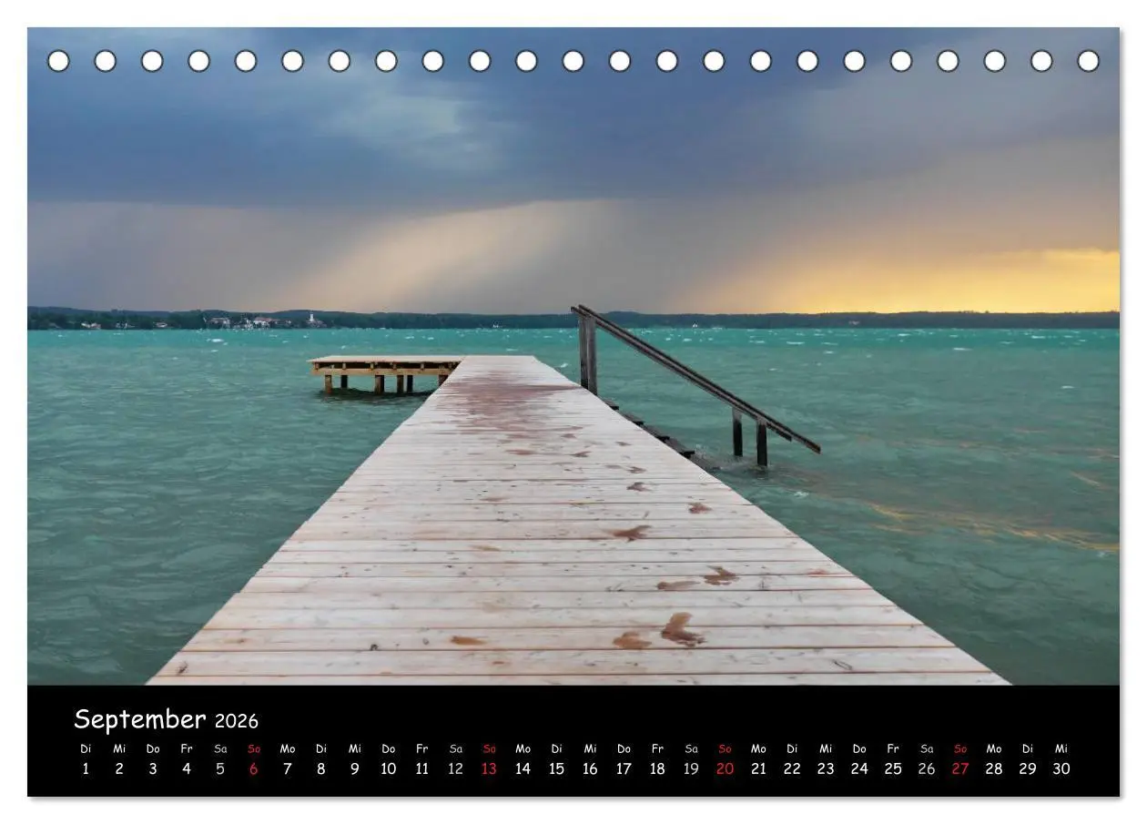 Bild: 9783516169744 | Starnberger See - Silent Moments (Tischkalender 2026 DIN A5 quer),...