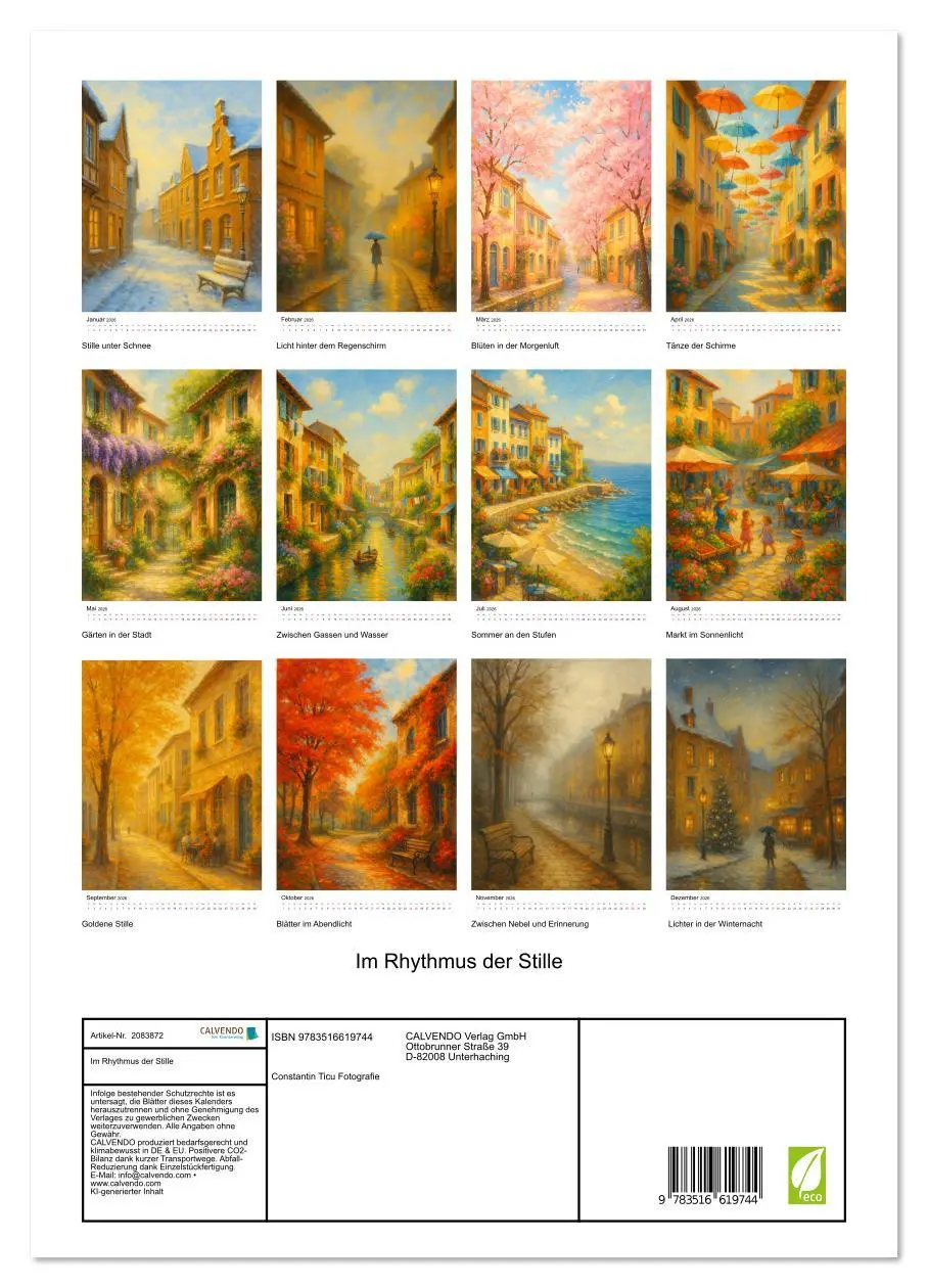 Bild: 9783516619744 | Im Rhythmus der Stille (Wandkalender 2026 DIN A3 hoch), CALVENDO...