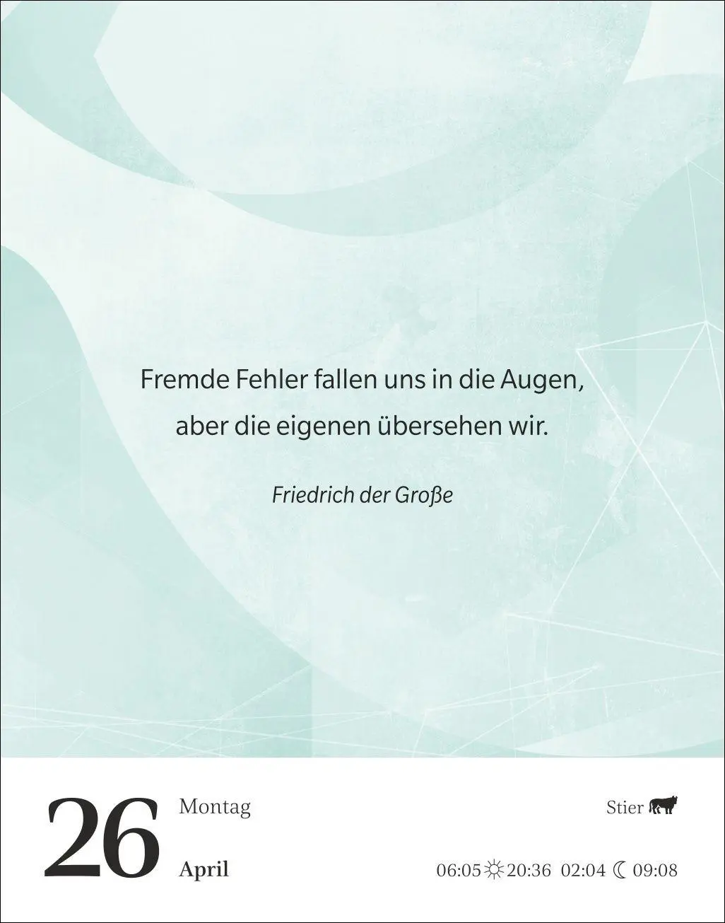 Bild: 9783840039744 | Gute Gedanken tanken Tagesabreißkalender 2027 - Denkanstöße für das...