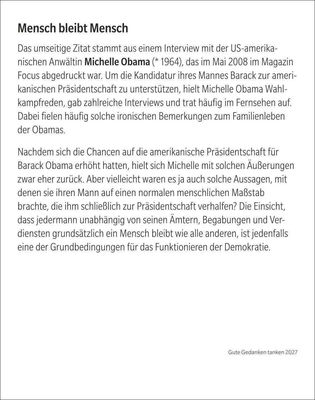 Bild: 9783840039744 | Gute Gedanken tanken Tagesabreißkalender 2027 - Denkanstöße für das...