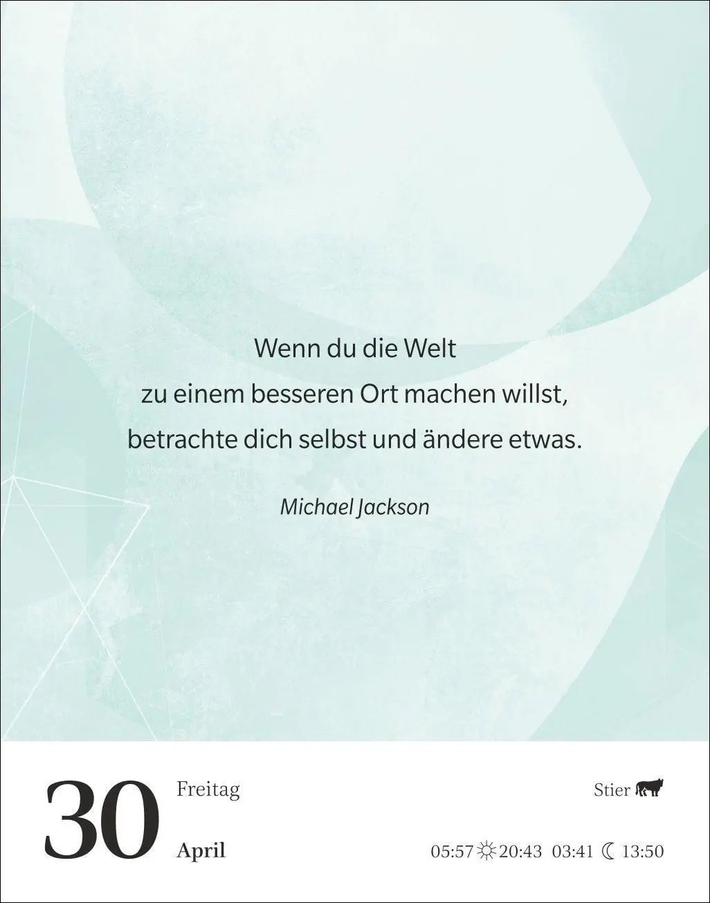 Bild: 9783840039744 | Gute Gedanken tanken Tagesabreißkalender 2027 - Denkanstöße für das...